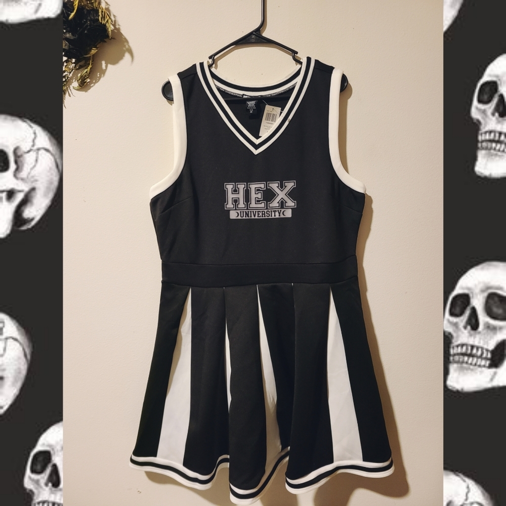 Hot Topic Hex University cheer dress XXL